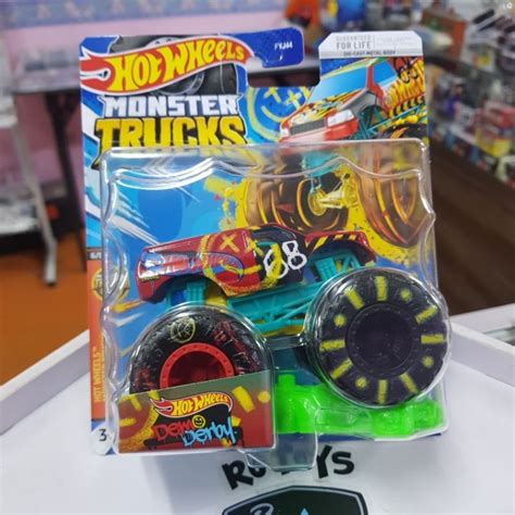 Hot Wheels Monster Trucks Demon Derby Shopee Malaysia