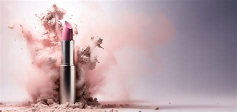 Premium AI Image Generative AI Nude Beige Color Lipstick Beige And