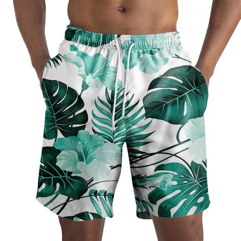 Qwertyu Mens Swim Trunks Swimsuit Mens Fashion 3d Print Swim Board