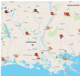 SCIPP Simple Planning Tool for Climate Hazards - Louisiana Heat Extremes