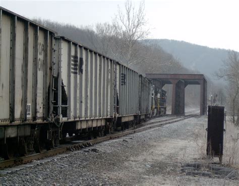 Norfolk Southern Unit Coal Train At Salamanca Ny The Greatrails North