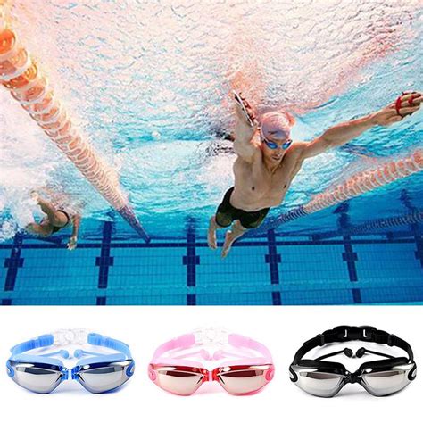 Waterproof Anti Fog Uv Protect Hd Swimming Goggles Swim Glasses