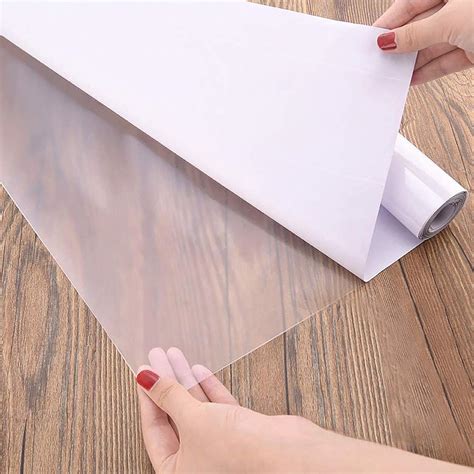 Sticky Back Plastic Clear Self Adhesive Vinyl Film Transfer Paper