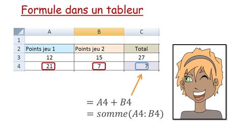 Formule Dans Un Tableur 2 Questions Flash YouTube