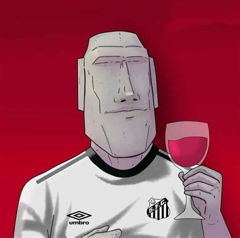 Fino Se Or With Santos Jersey Fino Se Ores Moai Head Emoji And