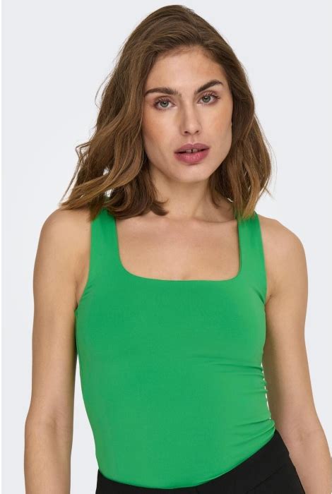 Onlea S L 2 Ways Fit Top Jrs Noos 15278090 Only Top Kelly Green