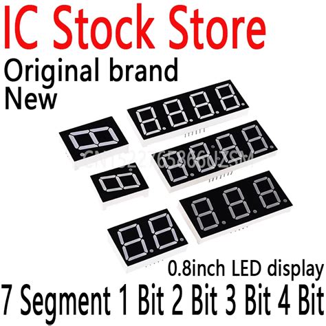 Pcs Inch Led Display Segment Digit Tube Red Common Cathode Anode