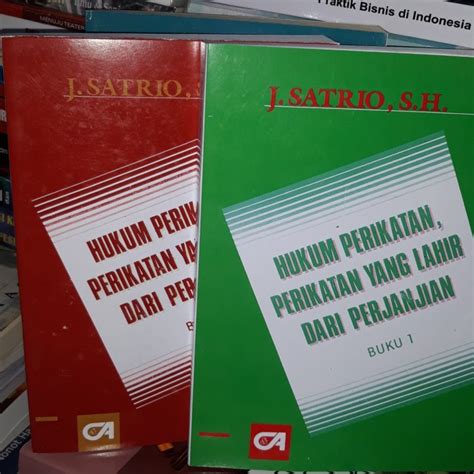 Jual Buku Hukum Perikatan Perikatan Yang Lahir Dari Perjanjian J