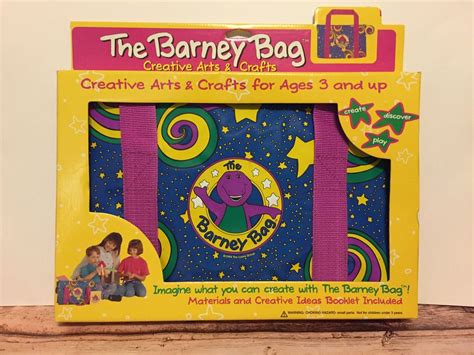 The Barney Bag 1994 Creative Arts Crafts Nib Complete Creative Arts