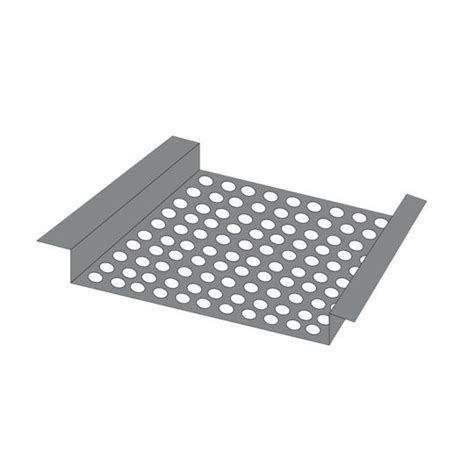 2 X 8 Aluminum Perforated Continuous Soffit Vent