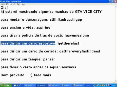 Claves De Gta Vice City Pc Codigos Do Gta Vice City Youtube