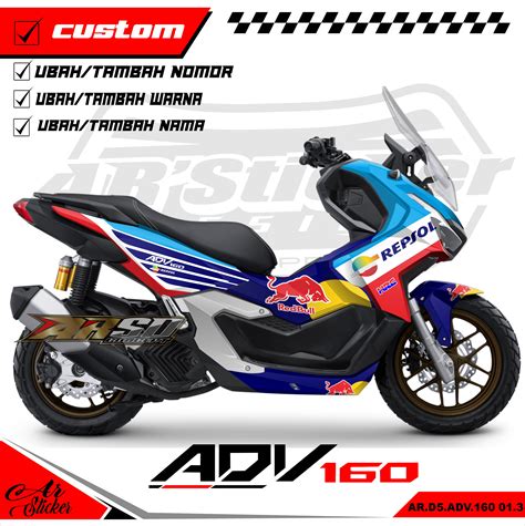 Sticker Decal ADV 160 Fullbody Stiker Dekal Honda ADV 160 Hologram