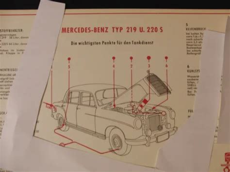 Shell Schmierplan Mercedes Benz Typ S Serviceplan