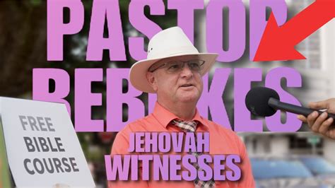 Pastor Rebukes A Jehovah S Witness Must Watch Youtube