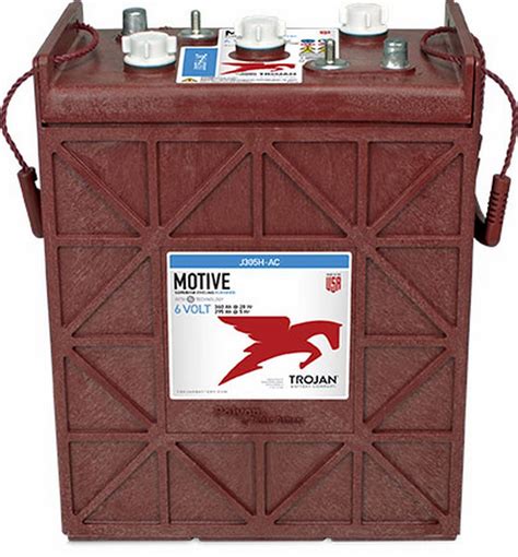 Trojan J305h Ac 6v 360ah Deep Cycle Traction Battery Dt Connection Ordina Su Batterie Onlineit