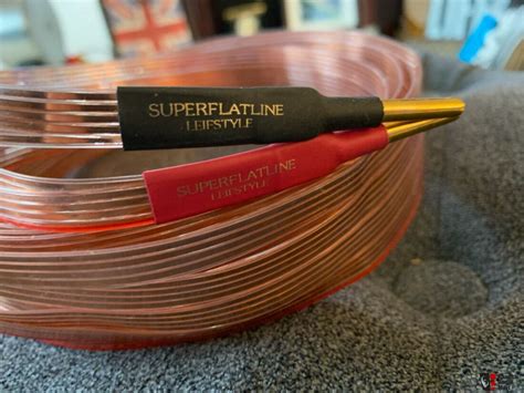 Nordost Superflatline Speaker Cables 2m Pair Nice Condition Incl