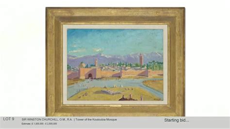 UK: Winston Churchill's painting of Marrakech sold by Angelina Jolie ...