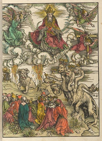 Illustration From Apocalipsis Cu M Figuris Nuremburg 1498 By