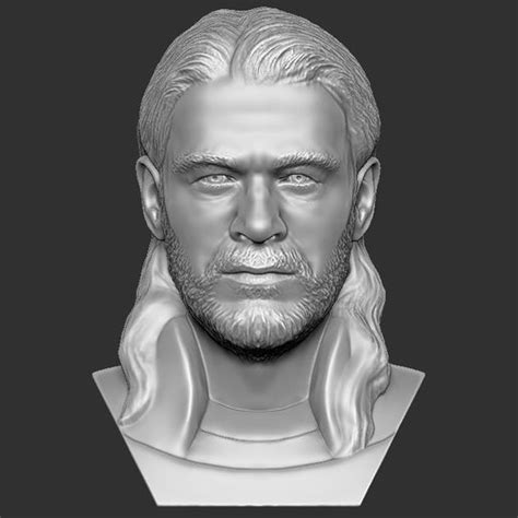 Descargar Archivo OBJ Busto De Thor Chris Hemsworth Para Imprimir En 3D