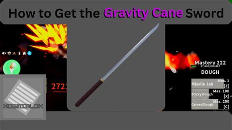 How To OBTAIN The GRAVITY CANE Sword In 2024 Roblox Blox Fruits