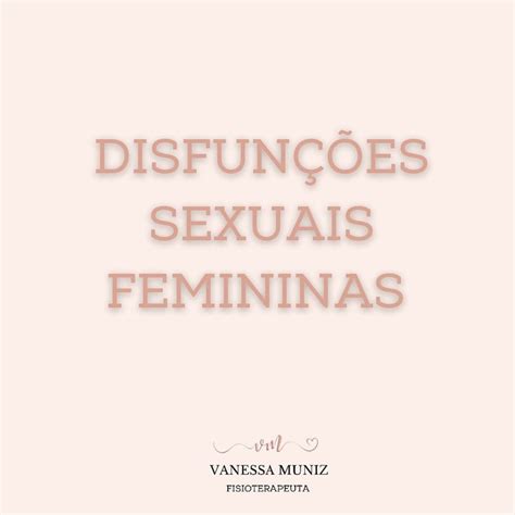 The Words Disfunoes Sexuals And Feminines Are Shown In Pink Letters