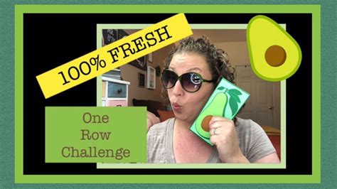 So Tasty Avocado Palette One Row Challenge Collab With Anya Stamper