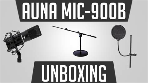 Auna Mic B Usb Kondensator Mikrofon Unboxing Aufbau Youtube