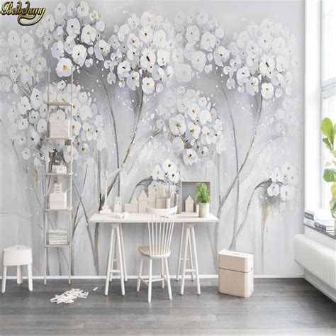 Beibehang Custom Photo Wallpapers Large Mural Wall Stickers Slightly