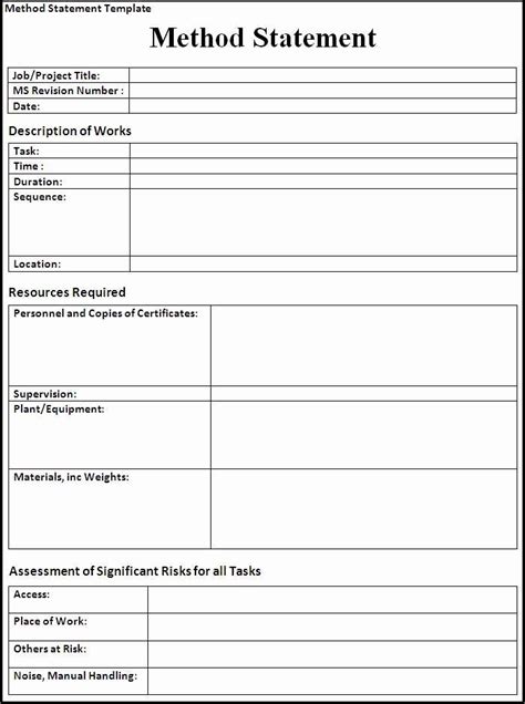 Work Instruction Template Microsoft Word Templatevercelapp