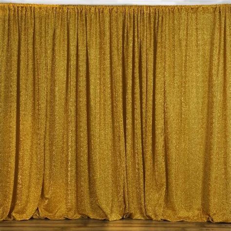 20ftx10ft Gold Metallic Shimmer Tinsel Photography Backdrop Curtain