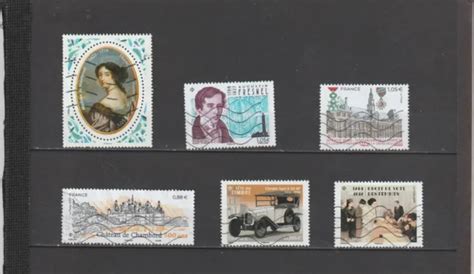 FRANCE ANNÉE 2019 Lot de 6 timbres oblitérés EUR 2 00 PicClick FR