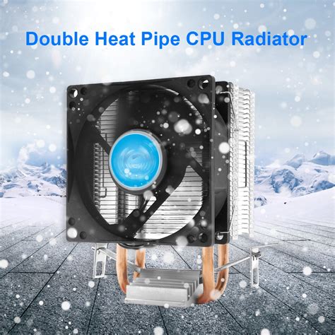 2 Heat Pipes Cpu Cooler Radiator Silent Pwm 4pin Cooling Fan For Intel Lga 1150 1151 1155 1200