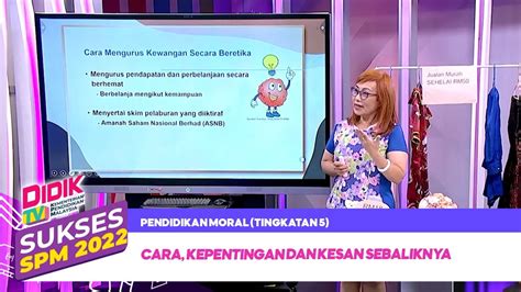 Sukses SPM 2022 Klip Pendidikan Moral Tingkatan 5 Cara