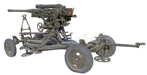 Artillery Gun From The World War Ii Age Stock Photo Image Of