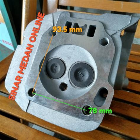 Jual Gx Gx Cylinder Head Assy Deksel Komplit Kop Mesin