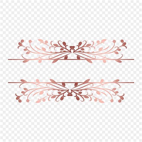 Shiny Gold Frame Png Image Rose Gold Floral Shiny Border Frame Png