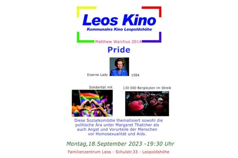 Pride In Leos Kino Leopoldsh Her Nachrichten