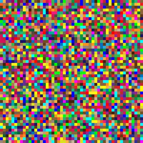 Seamless Random Squares Mosaic Tiles Pixelated Pixels Colorful