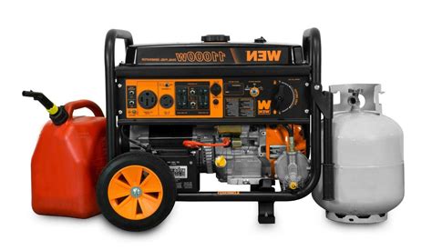 WEN DF1100T 11 000 Watt 120V 240V Dual Fuel Portable Generator