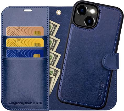 Ocase Coque Iphone Amovible En Etui Portefeuille Iphone Rfid