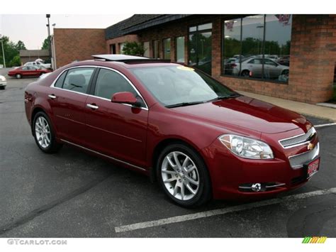 2010 Red Jewel Tintcoat Chevrolet Malibu Ltz Sedan 30935738 Car Color Galleries