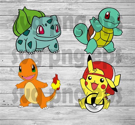 Pokemon Svg Bundle Dxf Include Free Svg Cut Files For Cricut