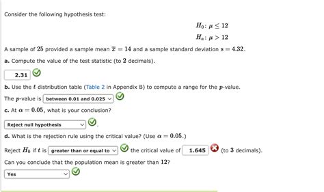 Solved Consider The Following Hypothesis Test Chegg