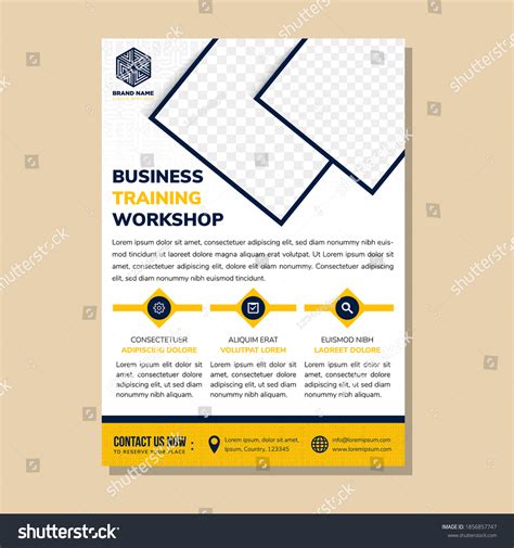 Flyer Design Template Promotion Use Example Stock Vector (Royalty Free ...