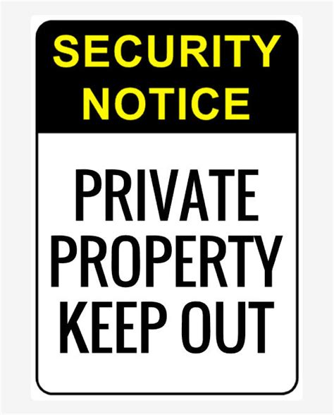 Security Signs : Custom & Pre-made Designs – Create Signs