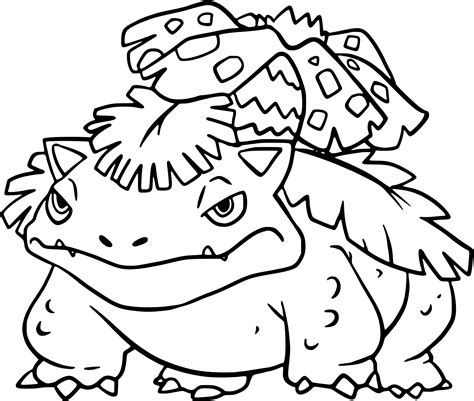 Venusaur Coloring Page At Free Printable Colorings