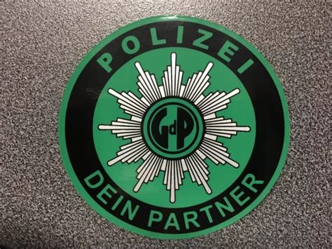 GDP AUFKLEBER GEWERKSCHAFT Der Polizei GdP DAS ORIGINAL NEUWARE EUR 7