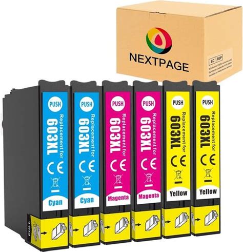 Lot De Cartouches D Encre Couleur Xl De Rechange Pour Epson