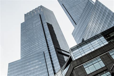 images structure skyscraper  facade blue professional