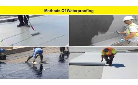 Waterproofing Types Methods Of Waterproofing For Homes Roofs Etc